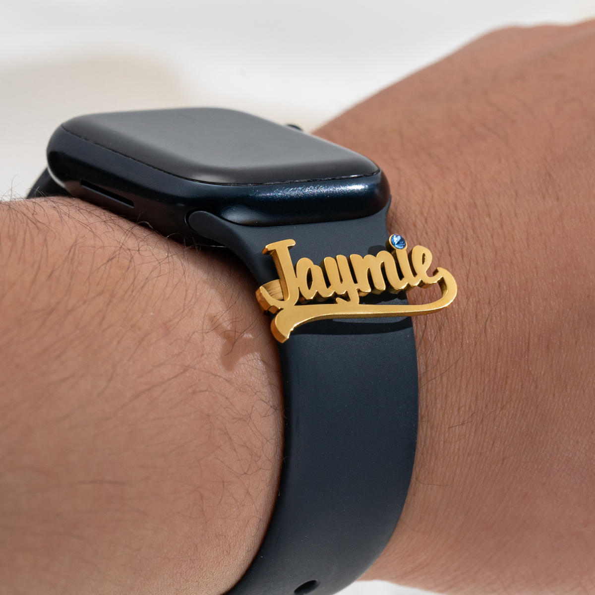 Personalized Name Watch Buckle with Birthstone