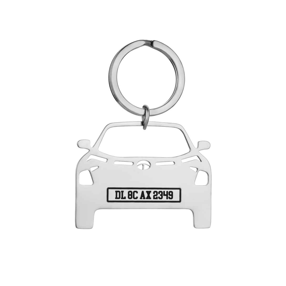 Customized Sentence Car Keychain in the Shape of Car