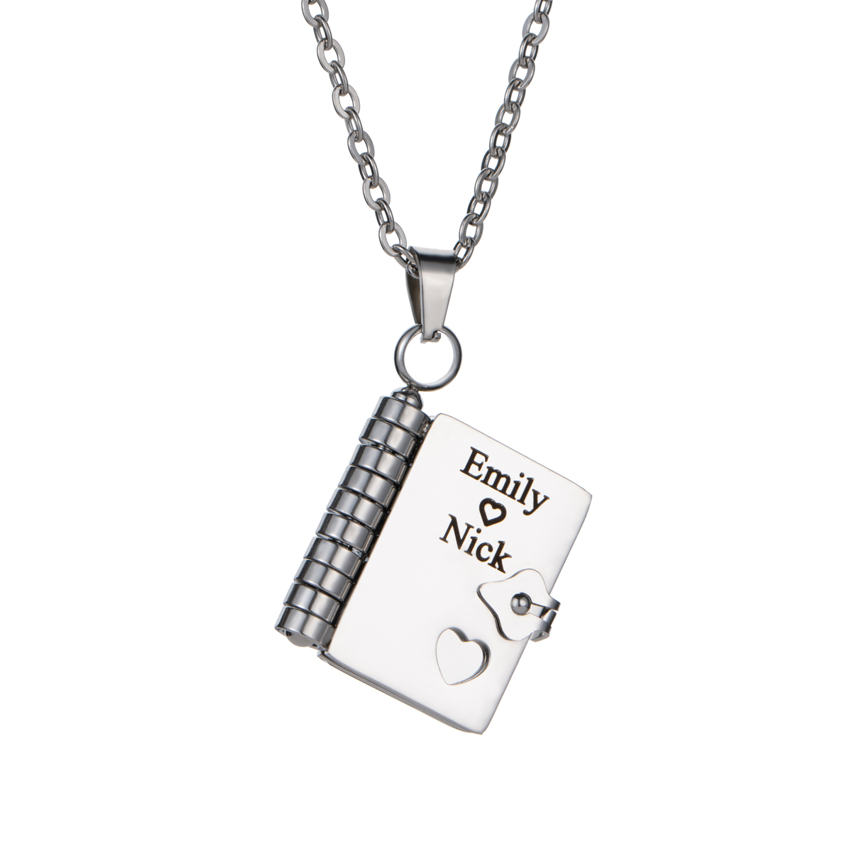 Custom Necklace as a Token of Love and Confession Inspired by Books 
