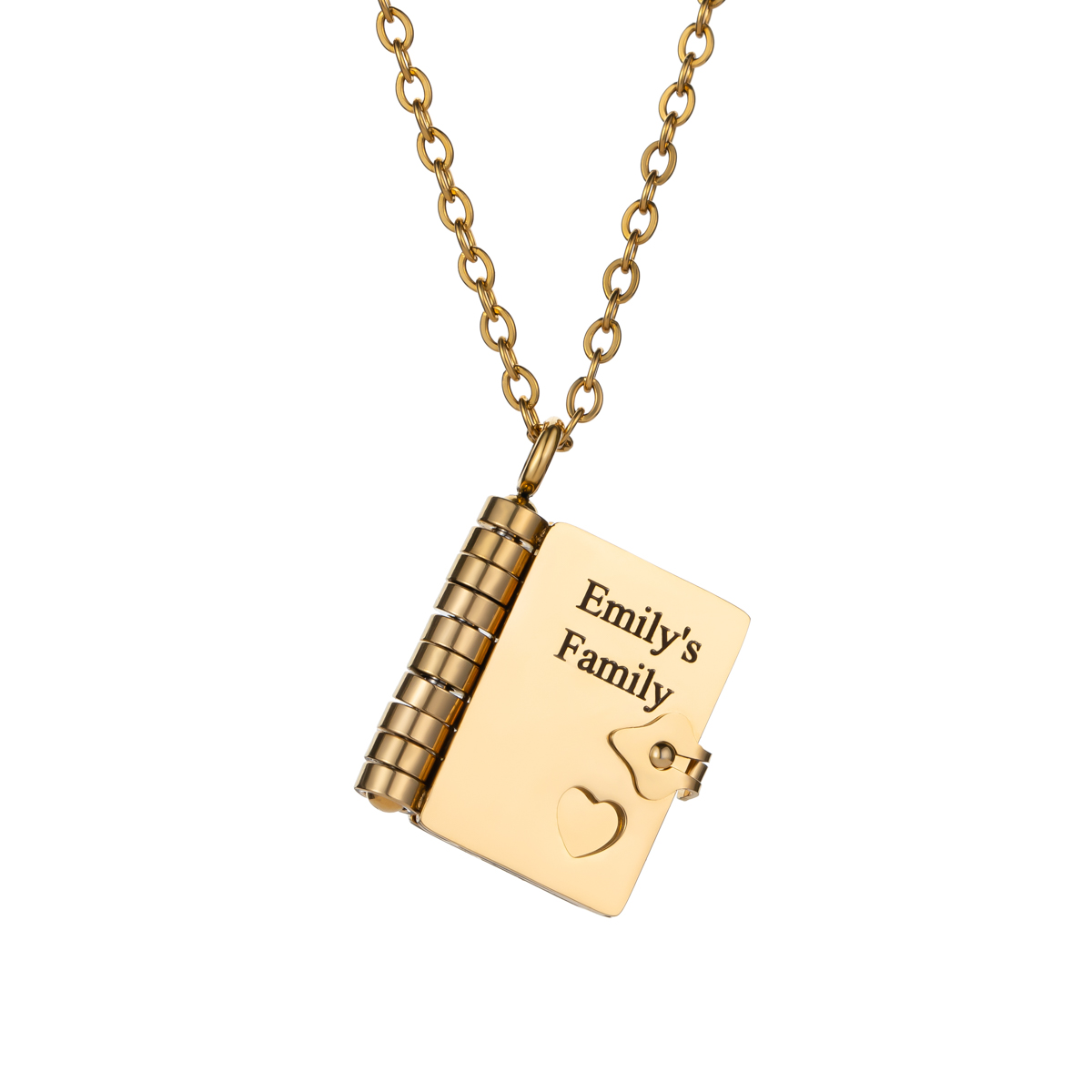 Custom Necklace as a Token of Love and Confession Inspired by Books 