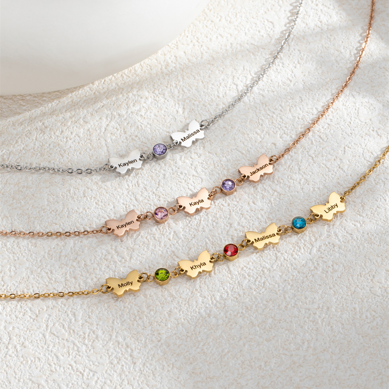 [Copy]Custom Digital Rhinestone Necklace