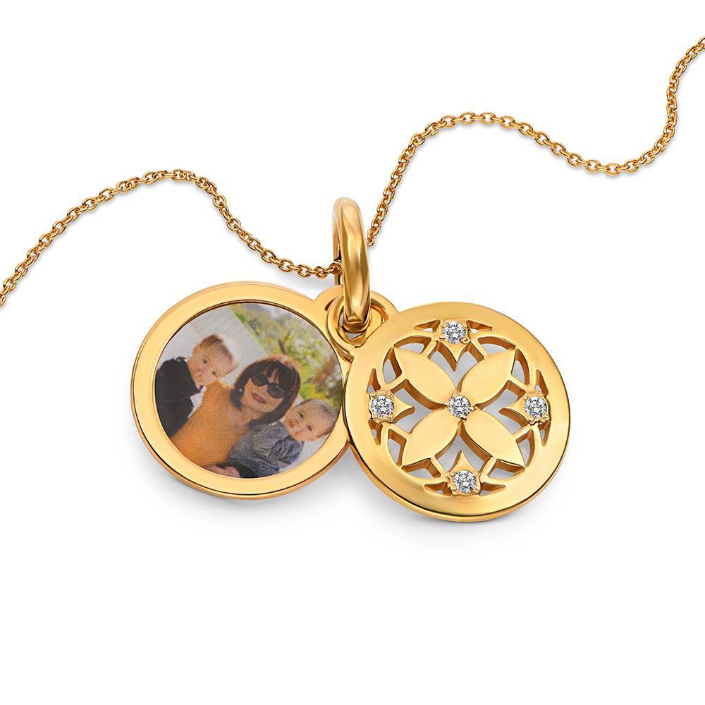 Customized Photo Print Pendant Necklace