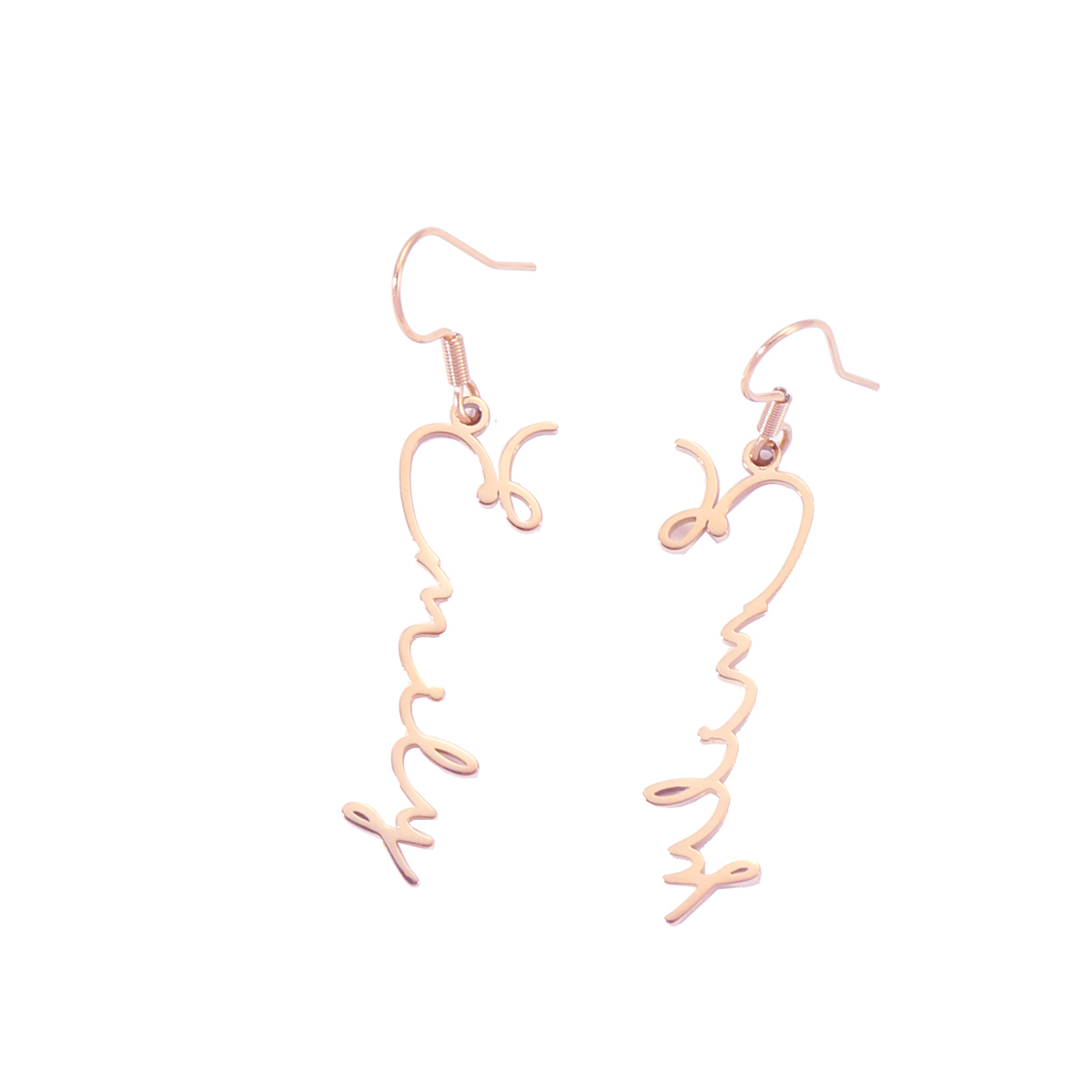 Classic Custom Name Earrings