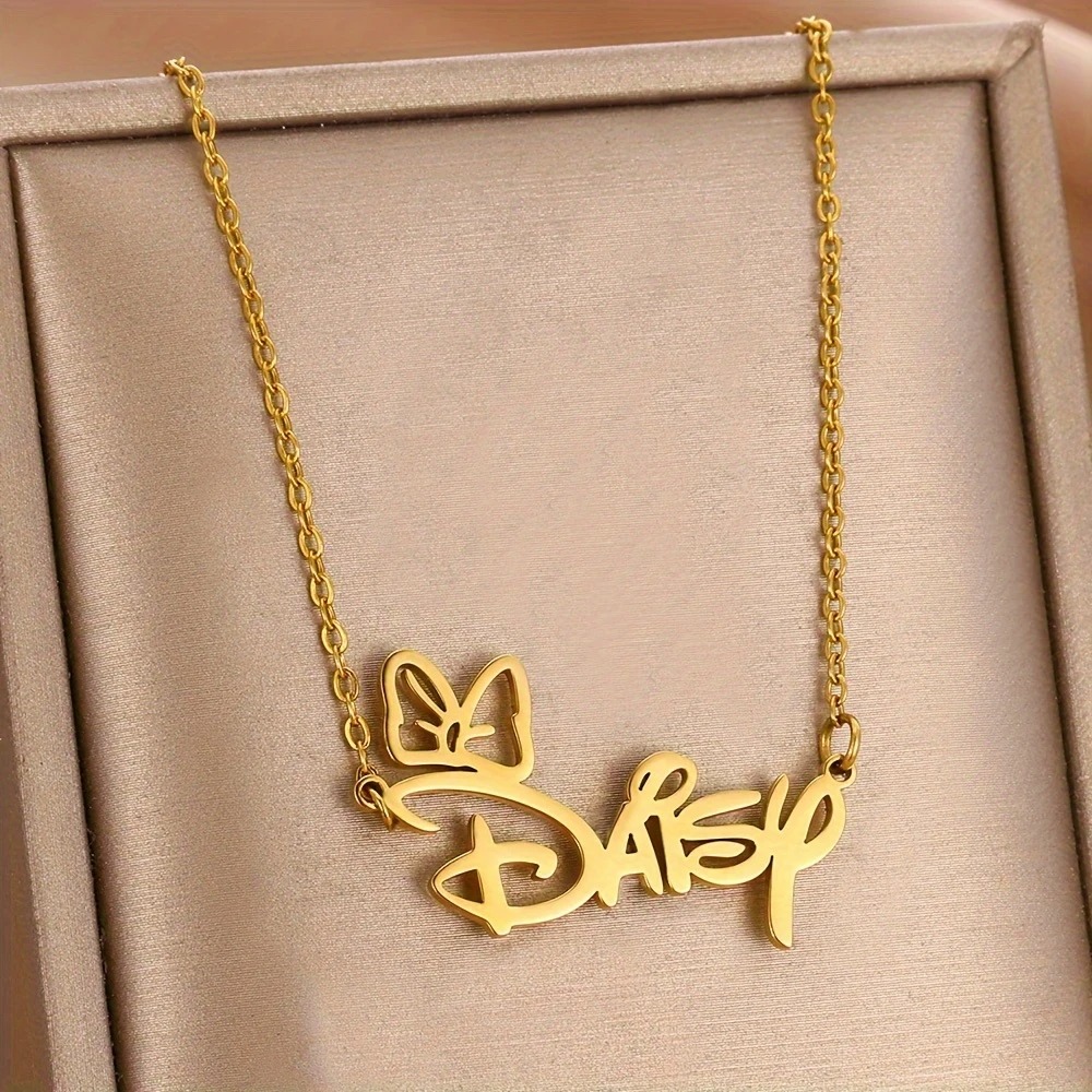 Personalized Bow - Name Necklace