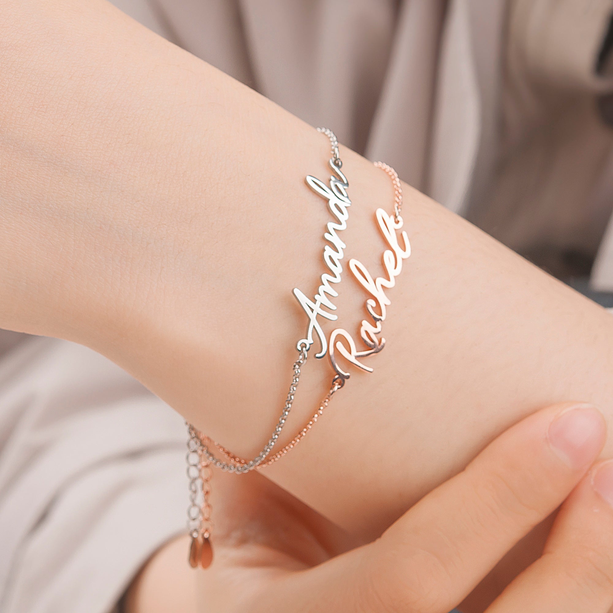 Customized Cursive Name Bracelet