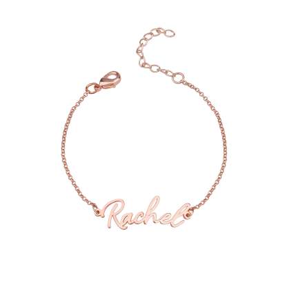 Customized Cursive Name Bracelet
