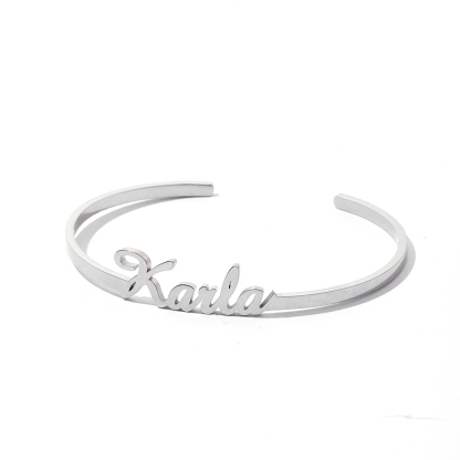 Classic Hot Selling Custom Thin Style Name Bracelets