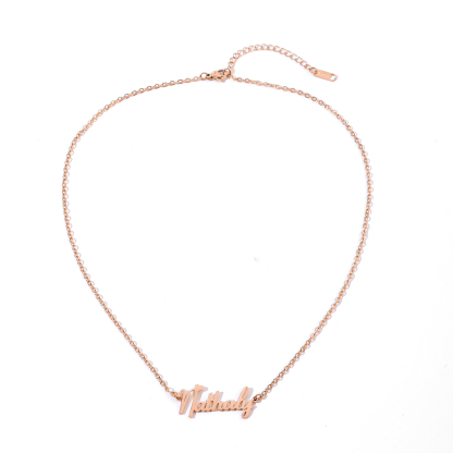 Custom Name Necklace with Unique Font