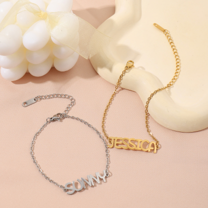 Classic Name Custom Bracelets and Ankles