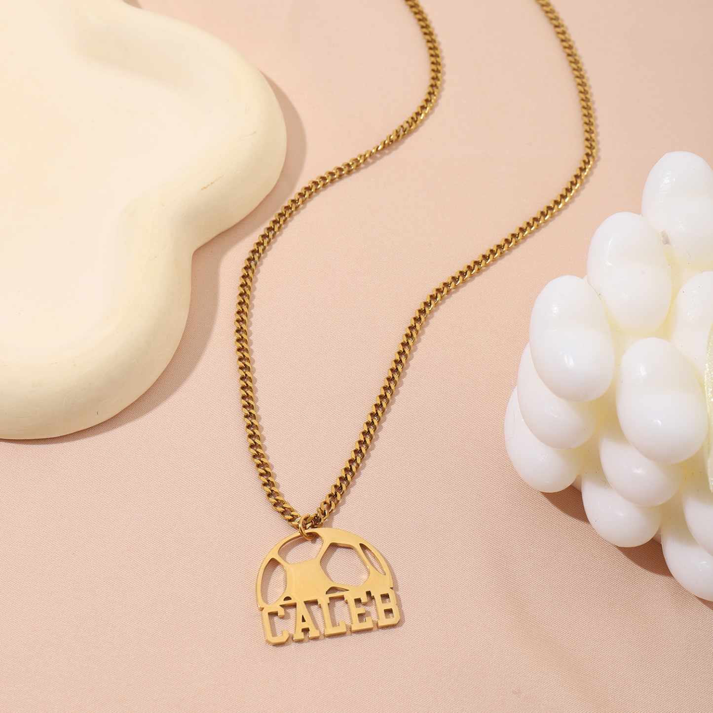 [Copy]Custom name Necklace with the Pattern of Shooting at the Basket