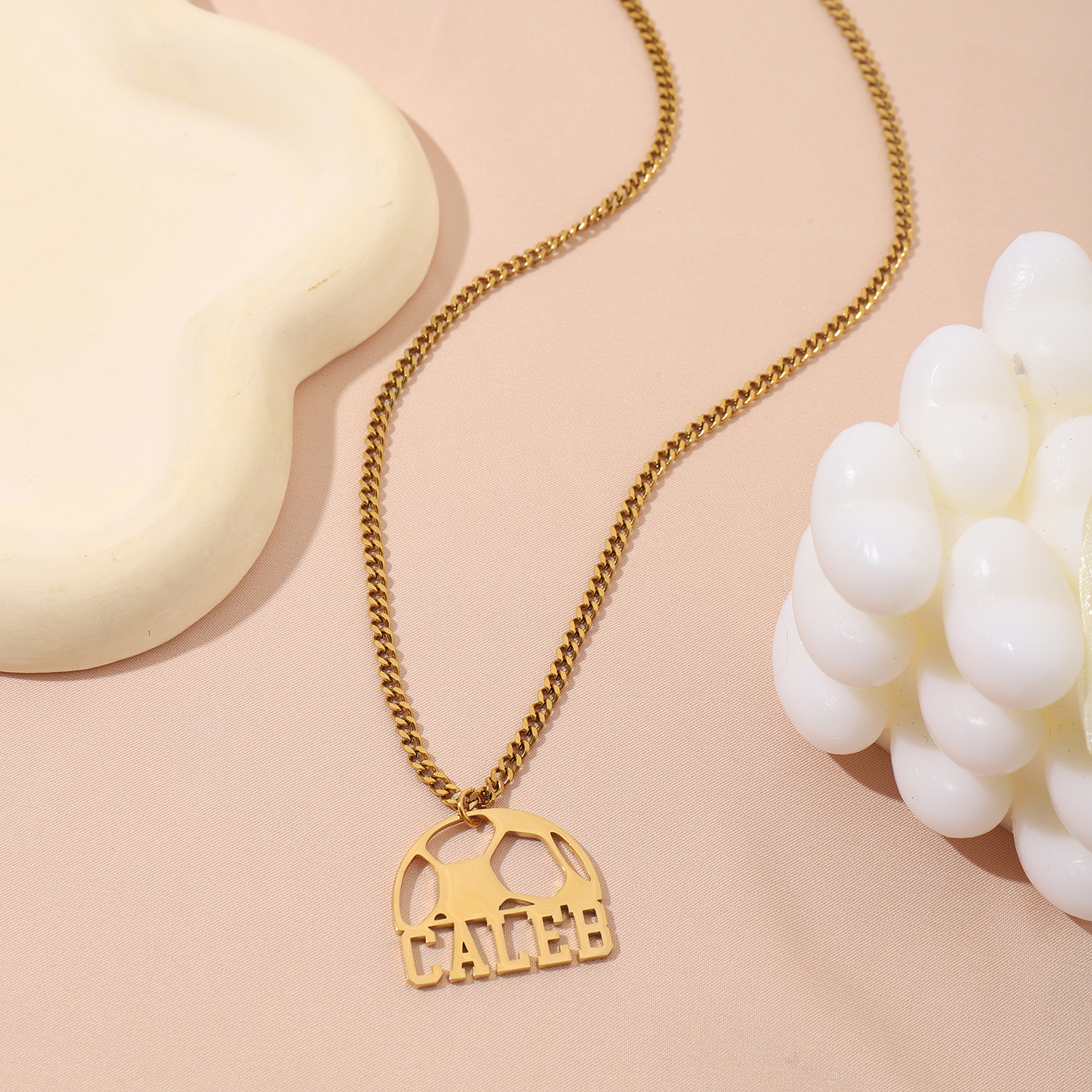 [Copy]Custom name Necklace with the Pattern of Shooting at the Basket