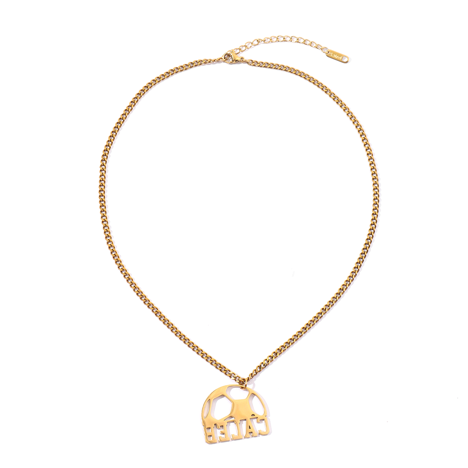 [Copy]Custom name Necklace with the Pattern of Shooting at the Basket