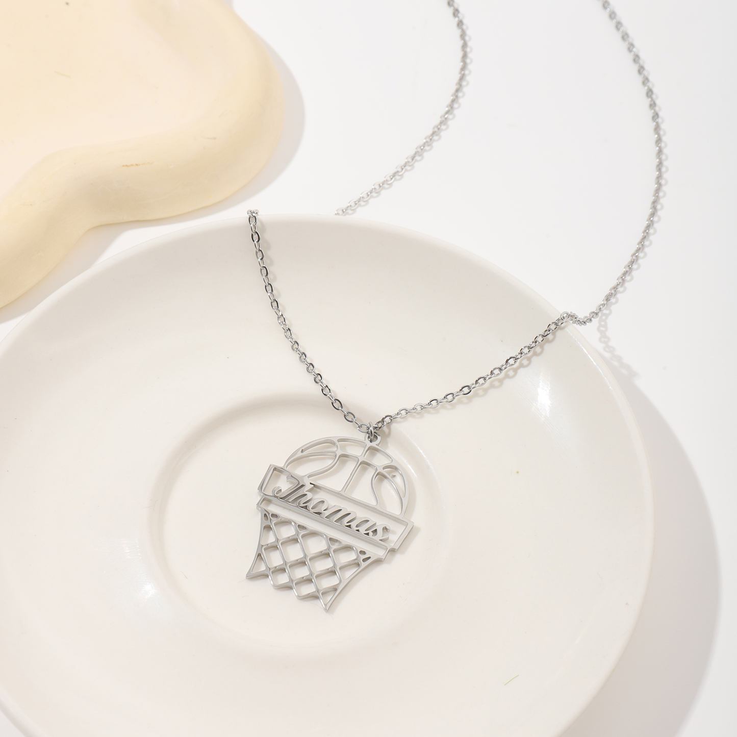 [Copy]Design-style Custom Name Necklace in Long Strip Shape