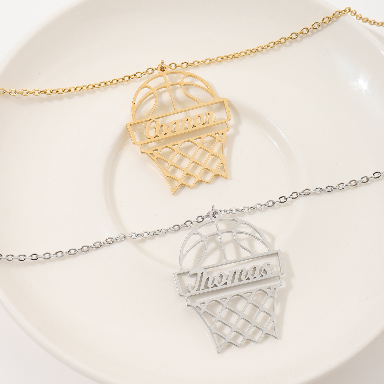 [Copy]Design-style Custom Name Necklace in Long Strip Shape