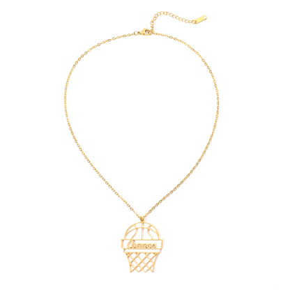 [Copy]Design-style Custom Name Necklace in Long Strip Shape