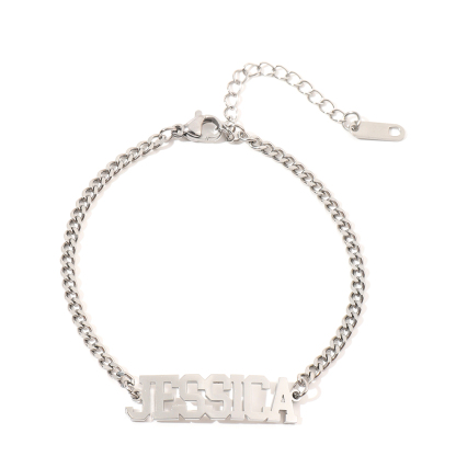 Simple Custom Name Word Bracelets and Ankles