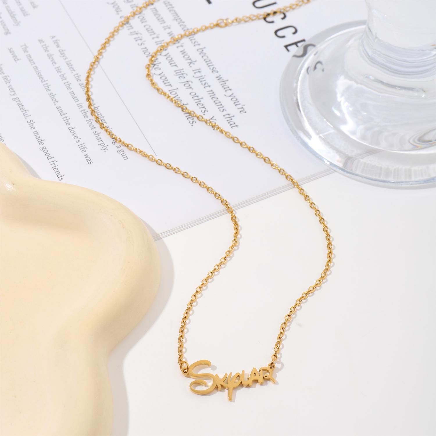 Custom Name Necklace with Cute Fonts