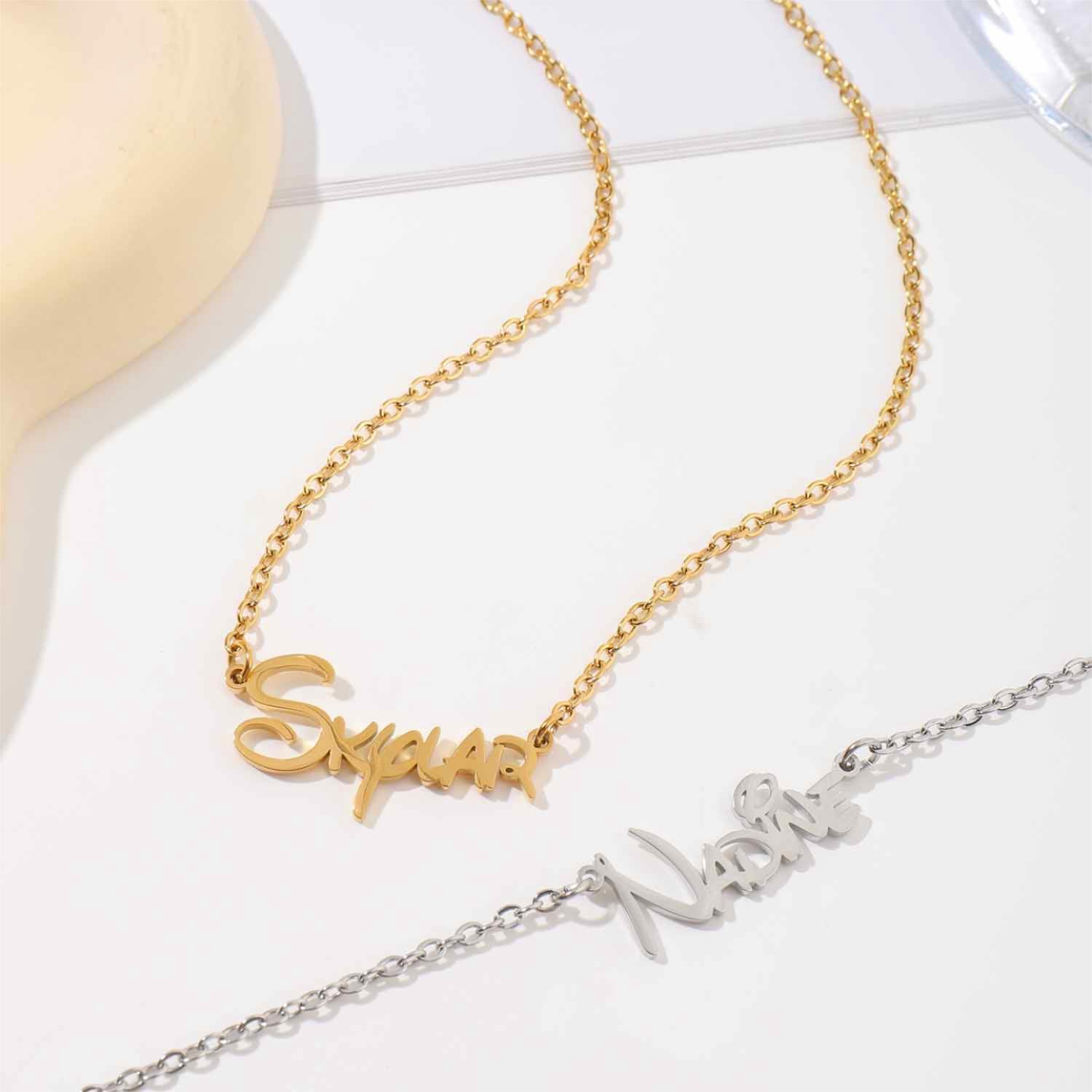 Custom Name Necklace with Cute Fonts
