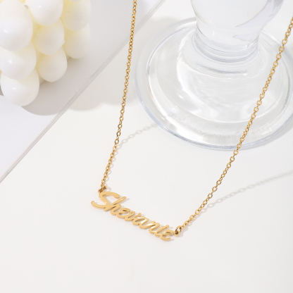 Custom Name Necklace with Playful Font 