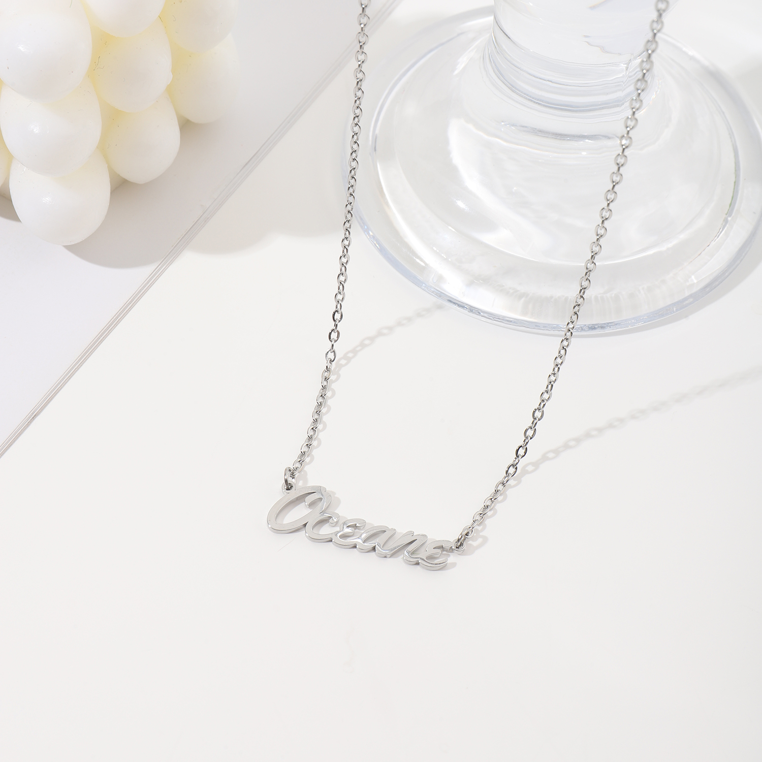 Custom Name Necklace with Playful Font 