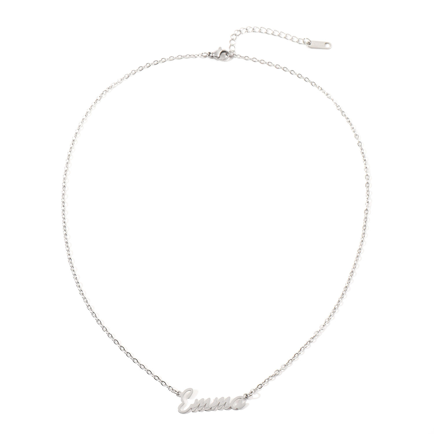 [Copy]Custom Name Thick Chain Necklace with Trendy Football Elements