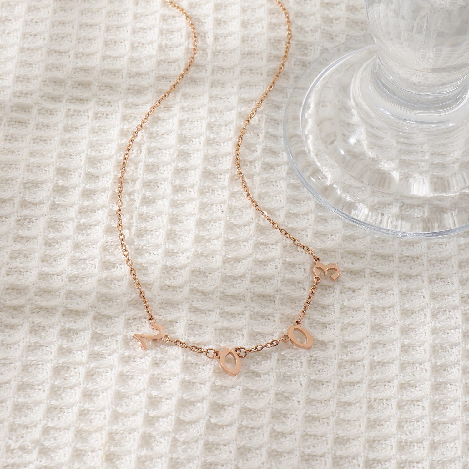 Custom Digital Year-Month-Birthday-Anniversary Chain Necklace