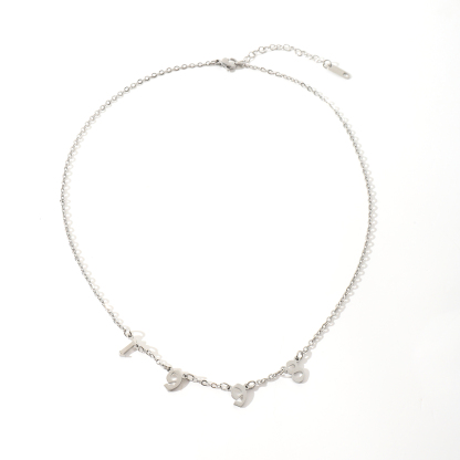 Custom Digital Year-Month-Birthday-Anniversary Chain Necklace