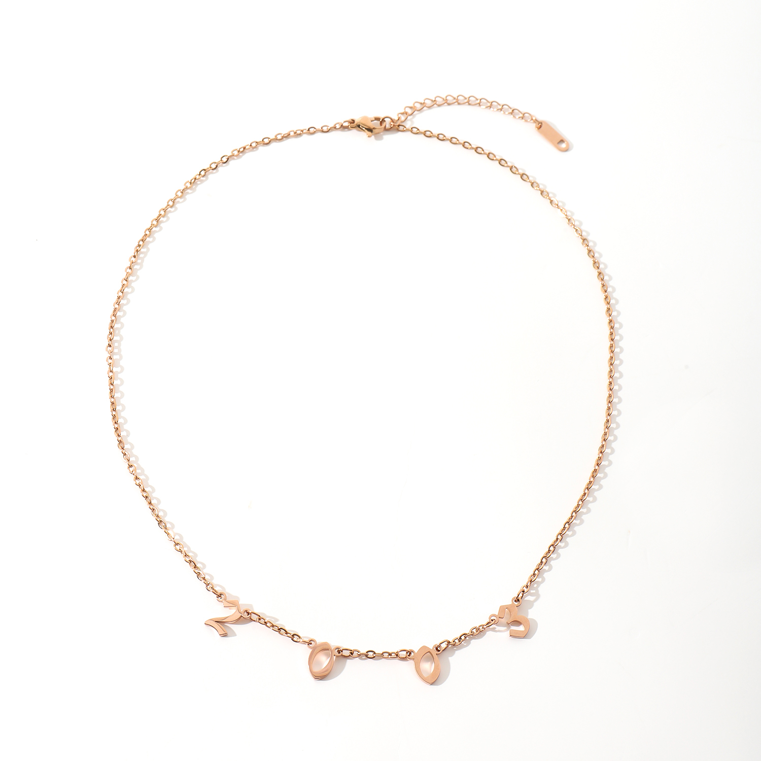 Custom Digital Year-Month-Birthday-Anniversary Chain Necklace