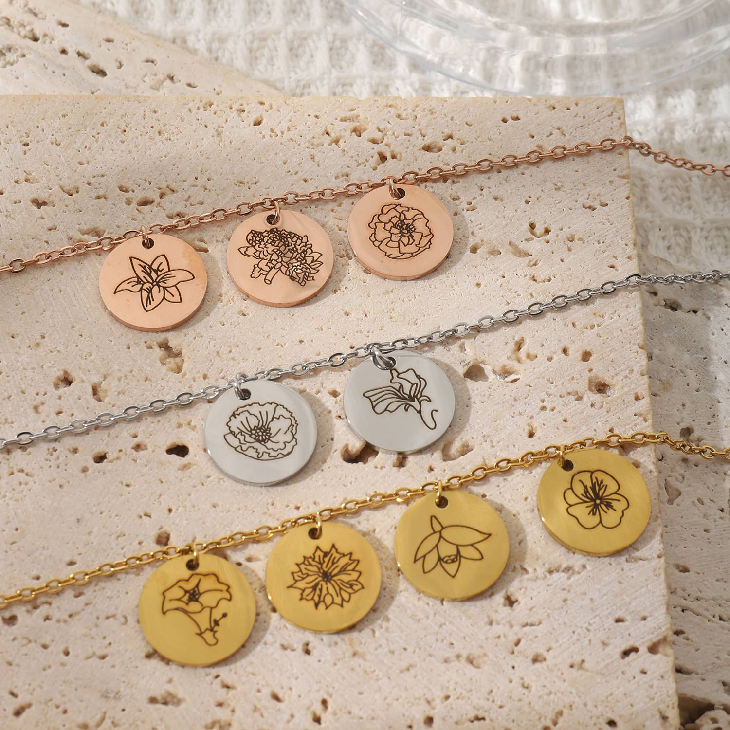 [Copy]Custom Name Rhinestone Necklace For Mom And Baby
