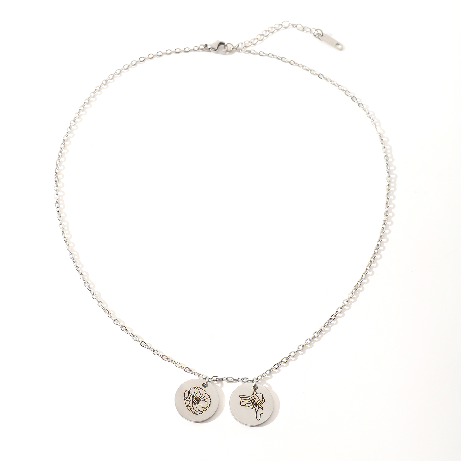 [Copy]Custom Name Rhinestone Necklace For Mom And Baby