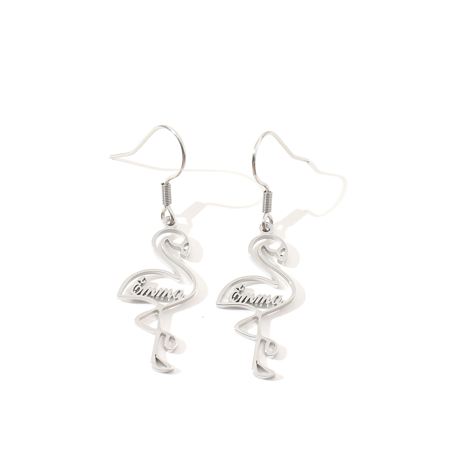 [Copy]Designer Customized Name Pendant Earrings