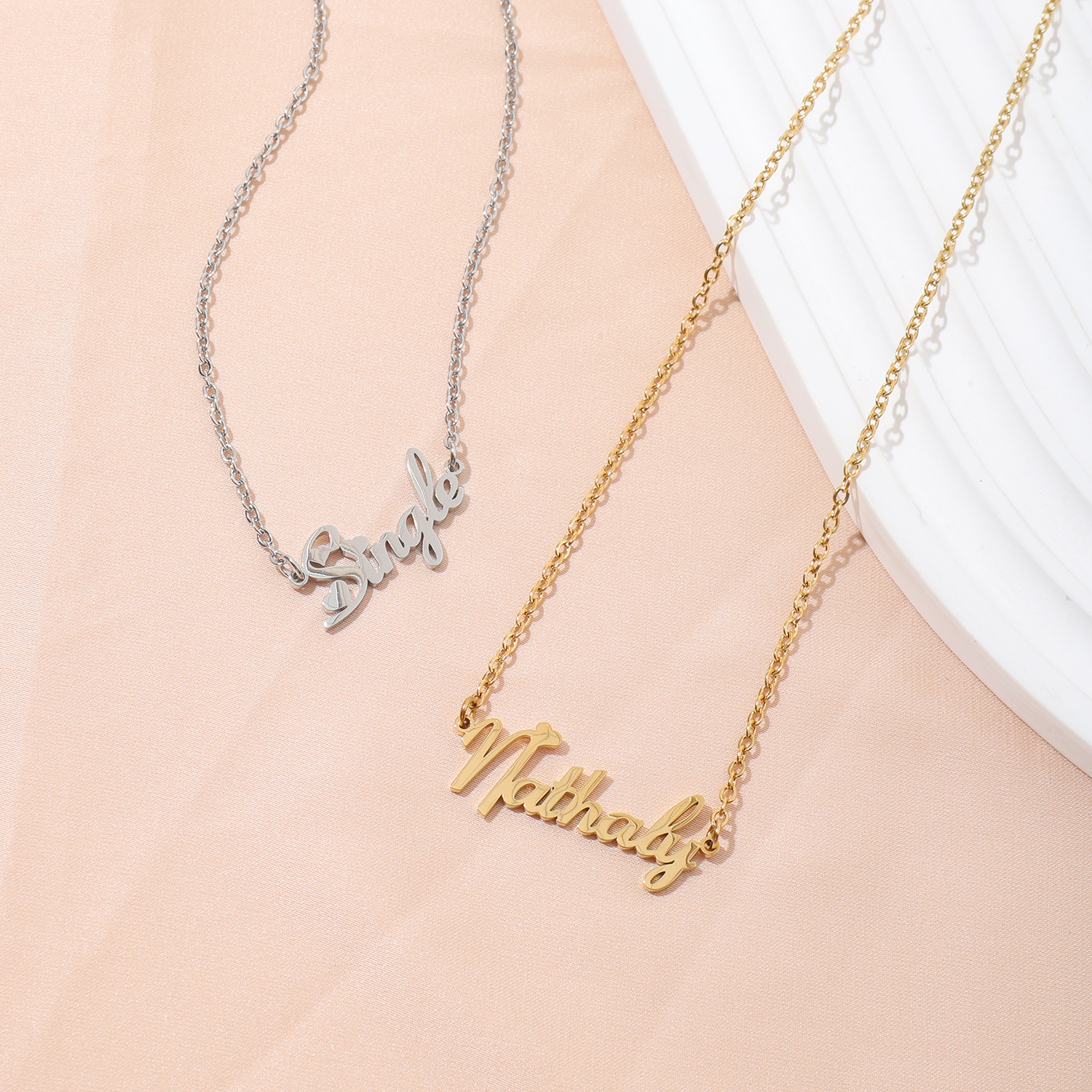 Custom Name Necklace with Unique Font