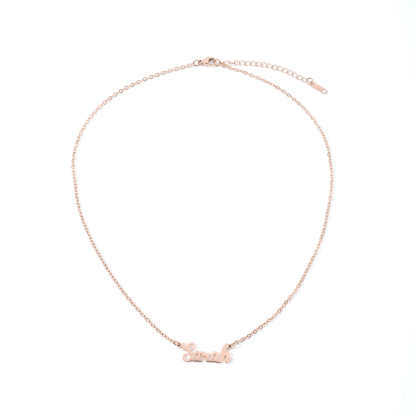 Custom Necklace with Artistic Font Names