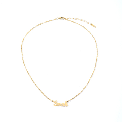 Custom Necklace with Artistic Font Names