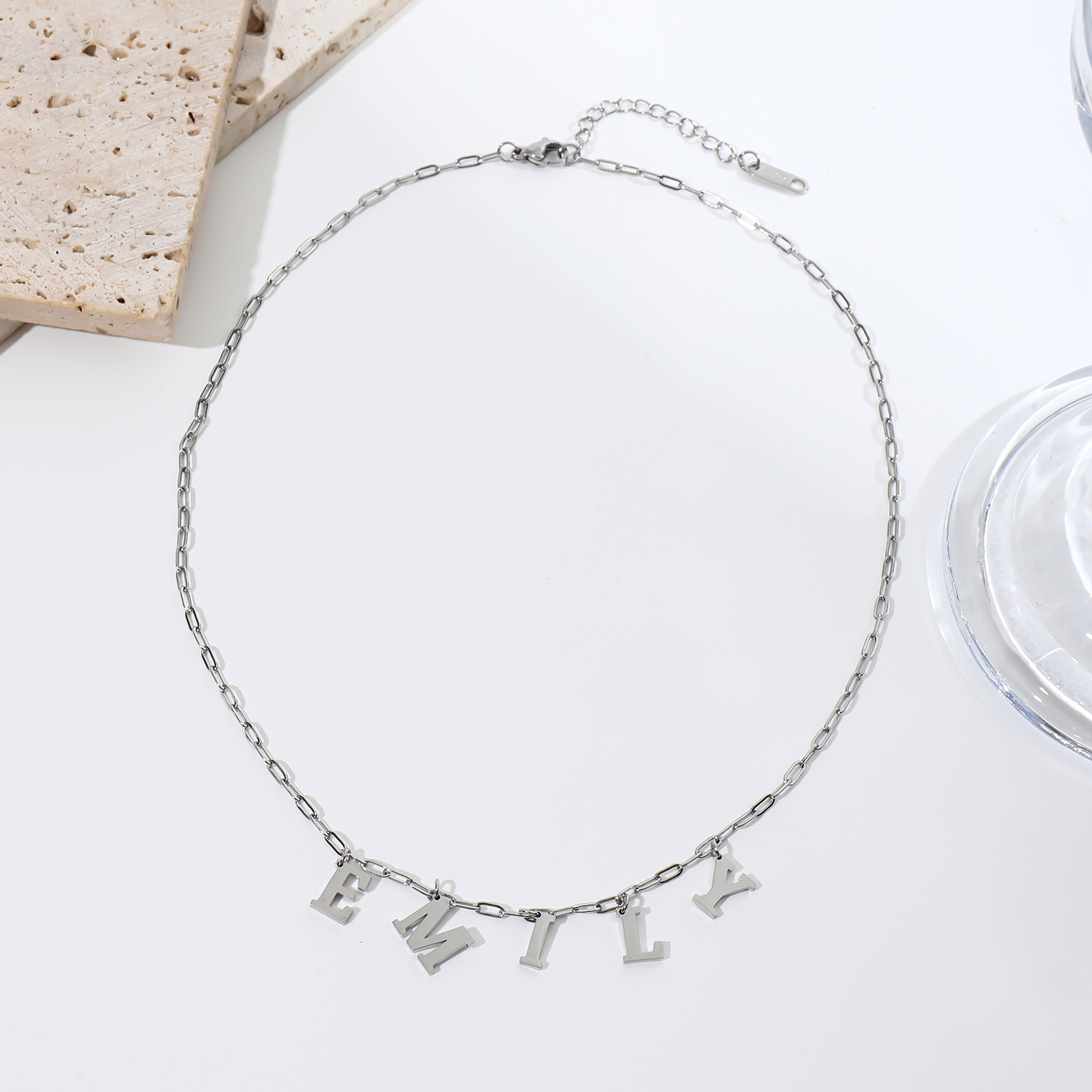 [Copy]Best Seller Custom Letter Name Pendant Necklace