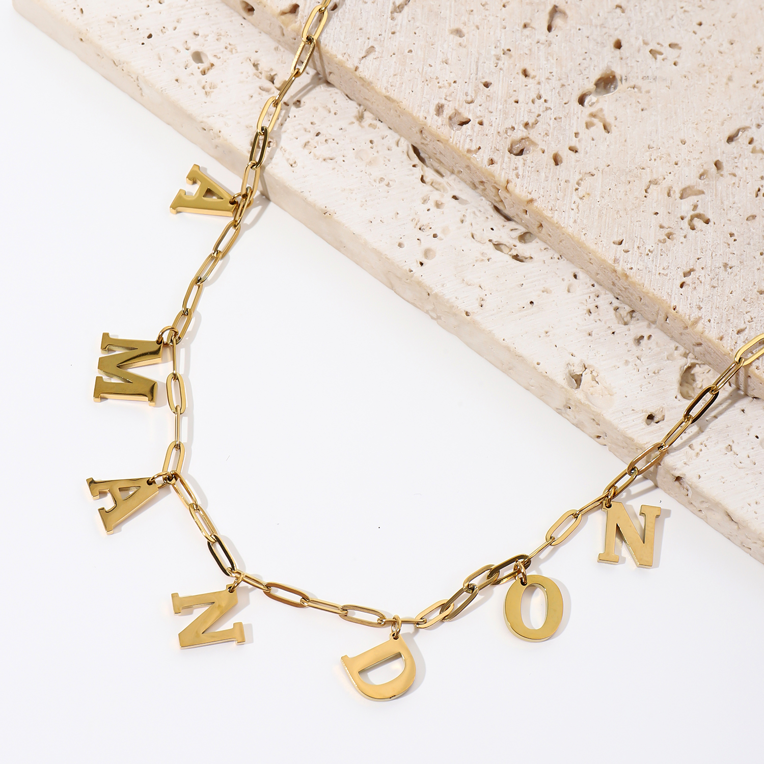 [Copy]Best Seller Custom Letter Name Pendant Necklace