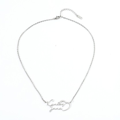 Custom Double Names Connected by Hearts