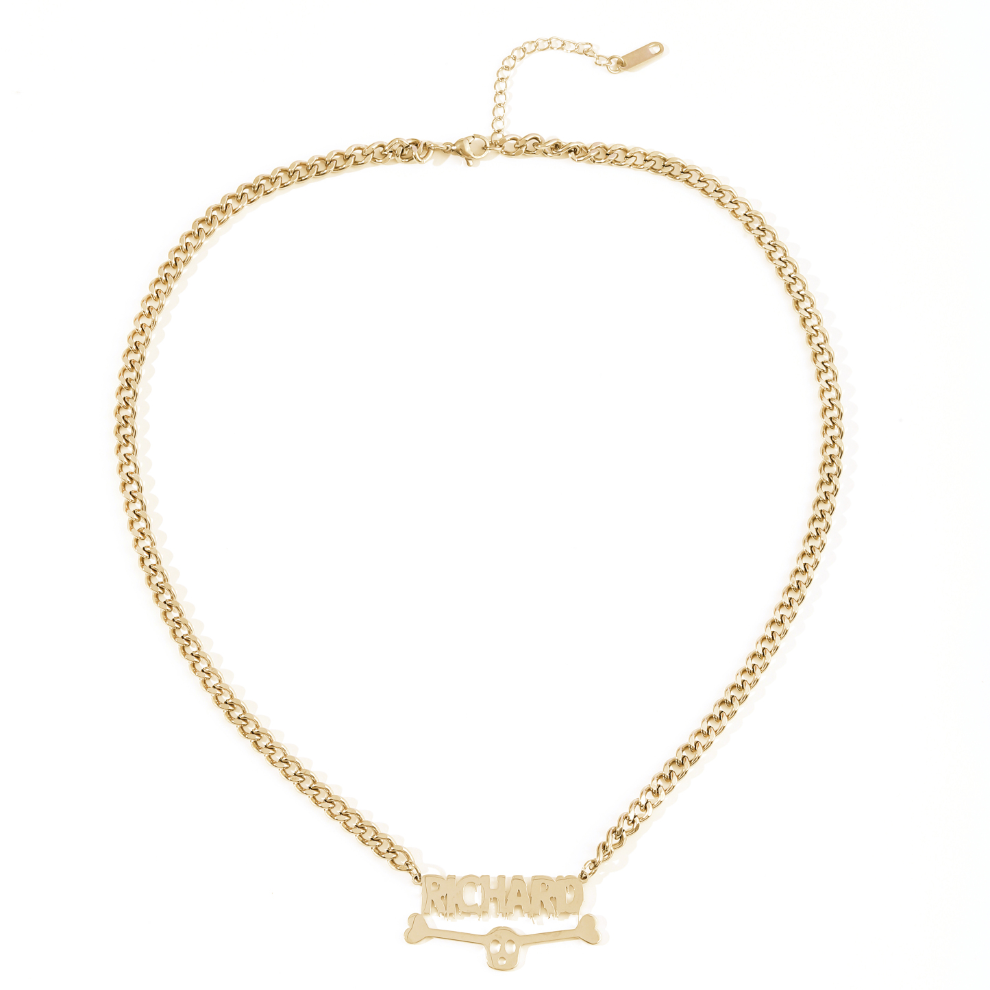 Custom Thick Chain Skull Punk Style Halloween Necklace