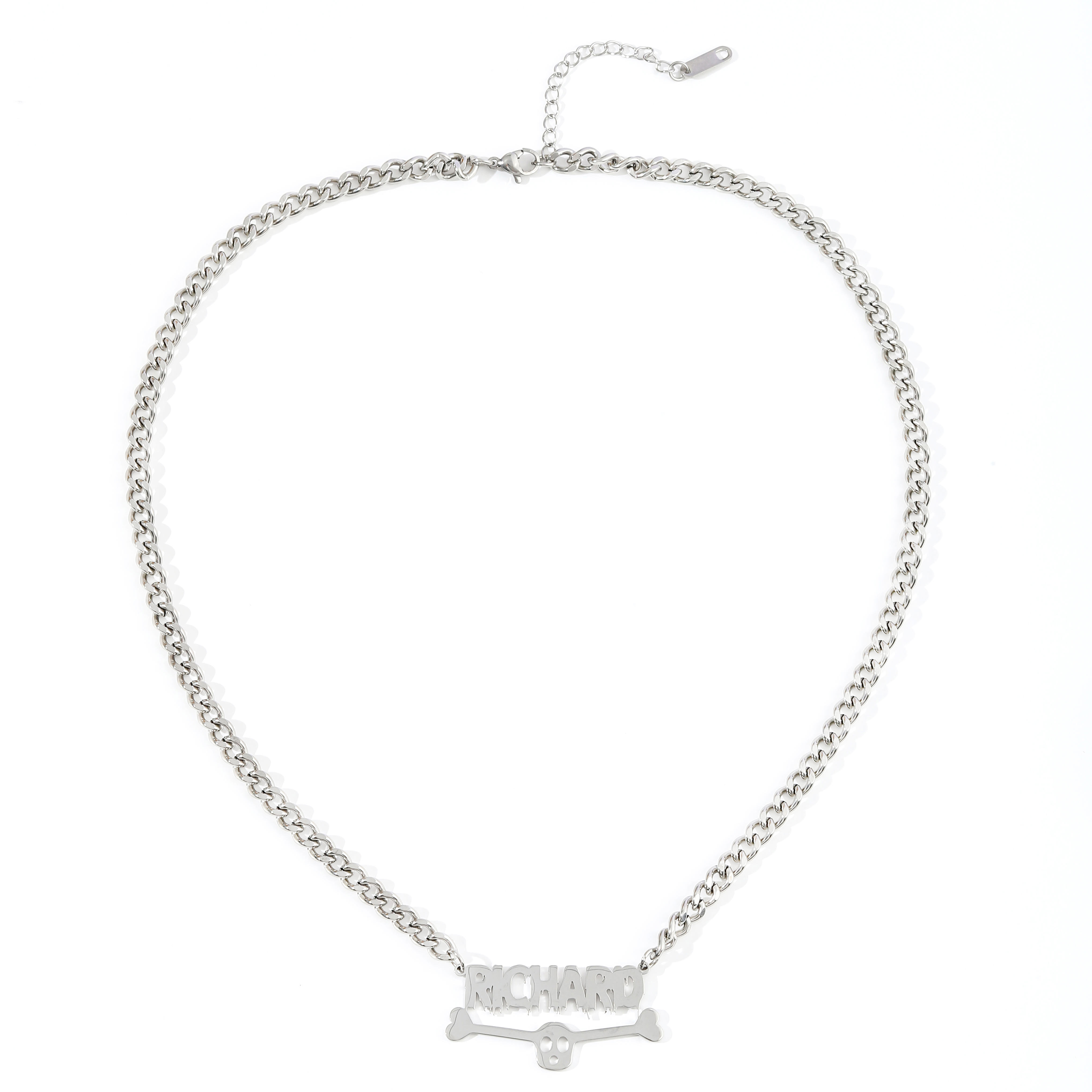 Custom Thick Chain Skull Punk Style Halloween Necklace