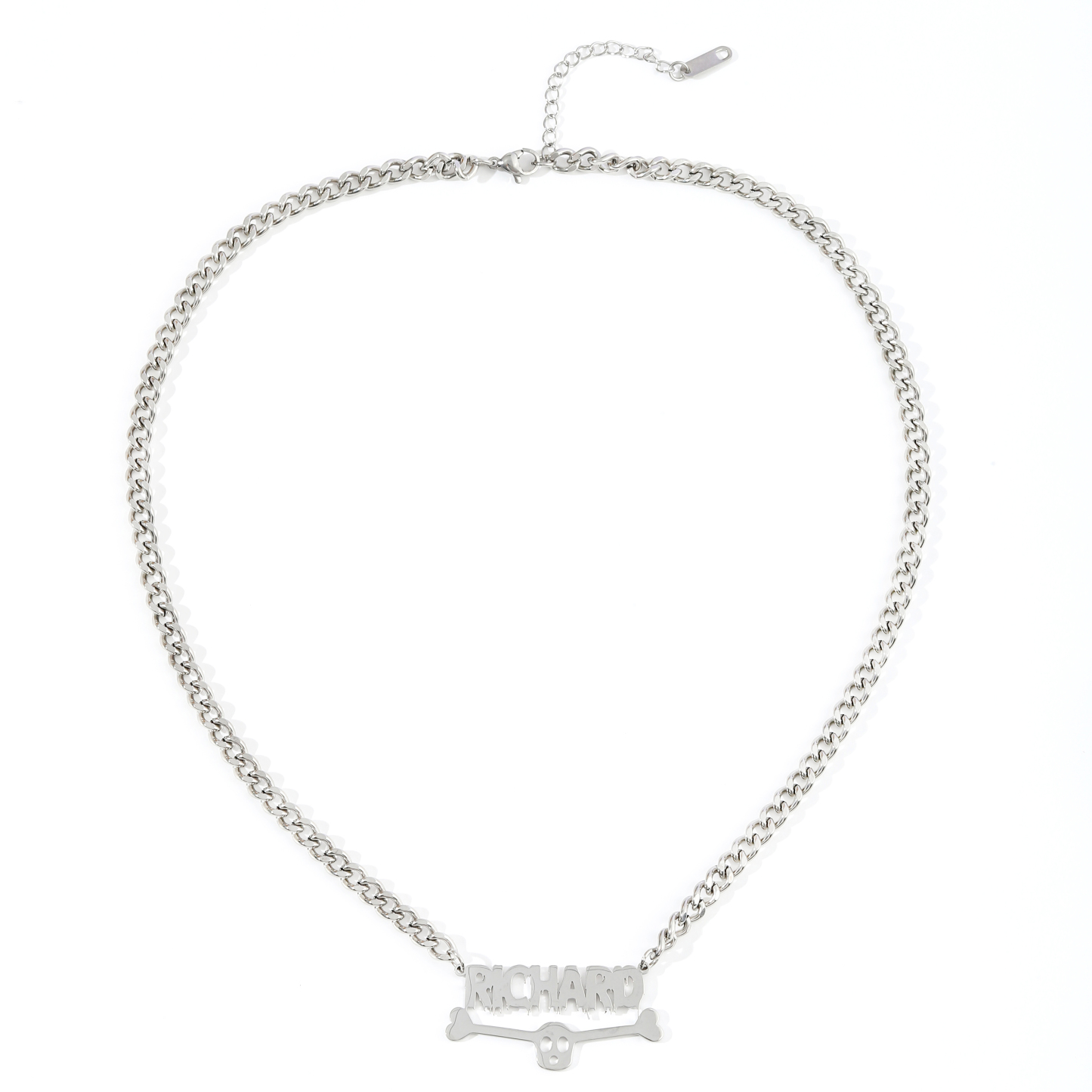 Custom Thick Chain Skull Punk Style Halloween Necklace