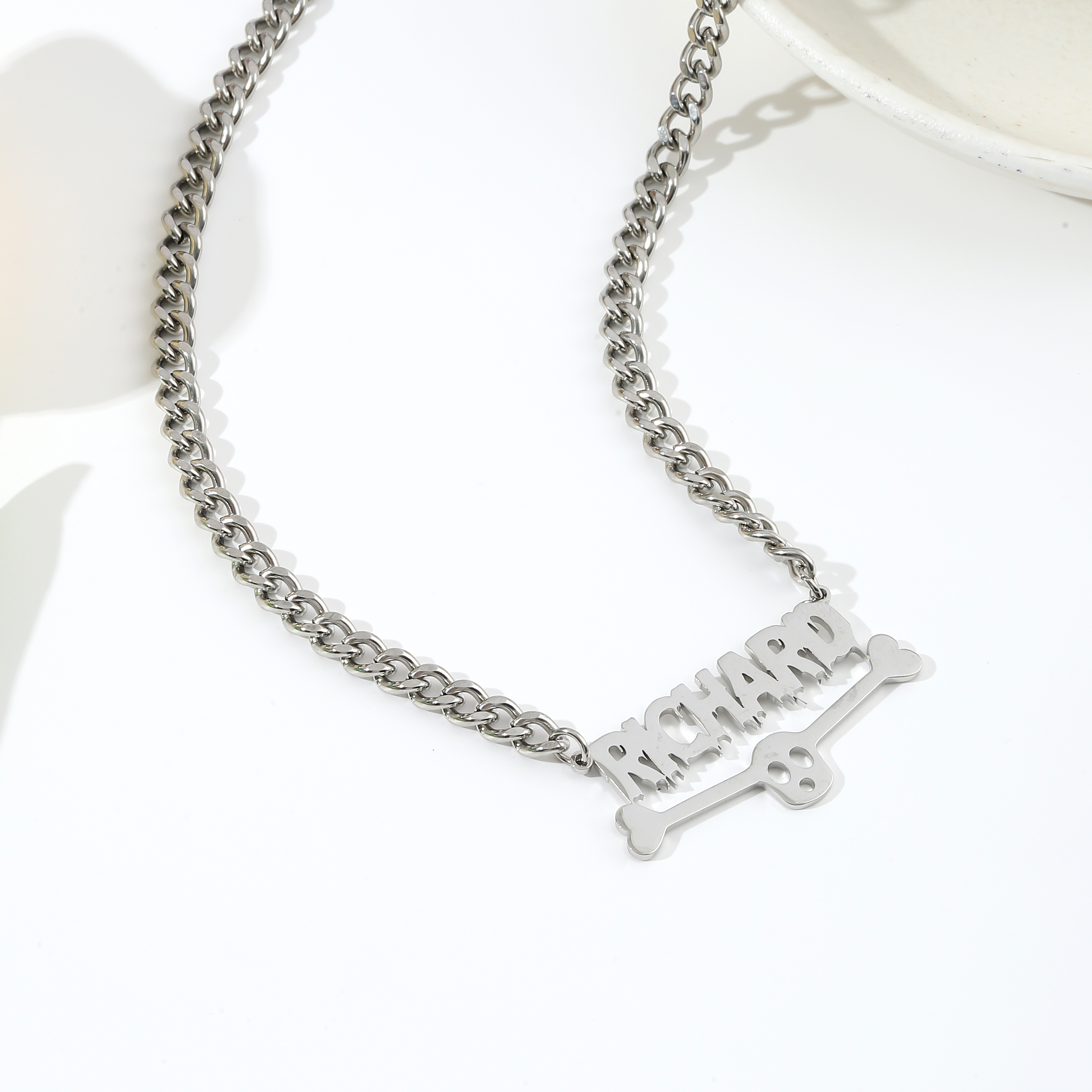 Custom Thick Chain Skull Punk Style Halloween Necklace