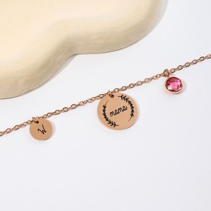 [Copy]Custom Necklace combination Names Emojis and Birthstones