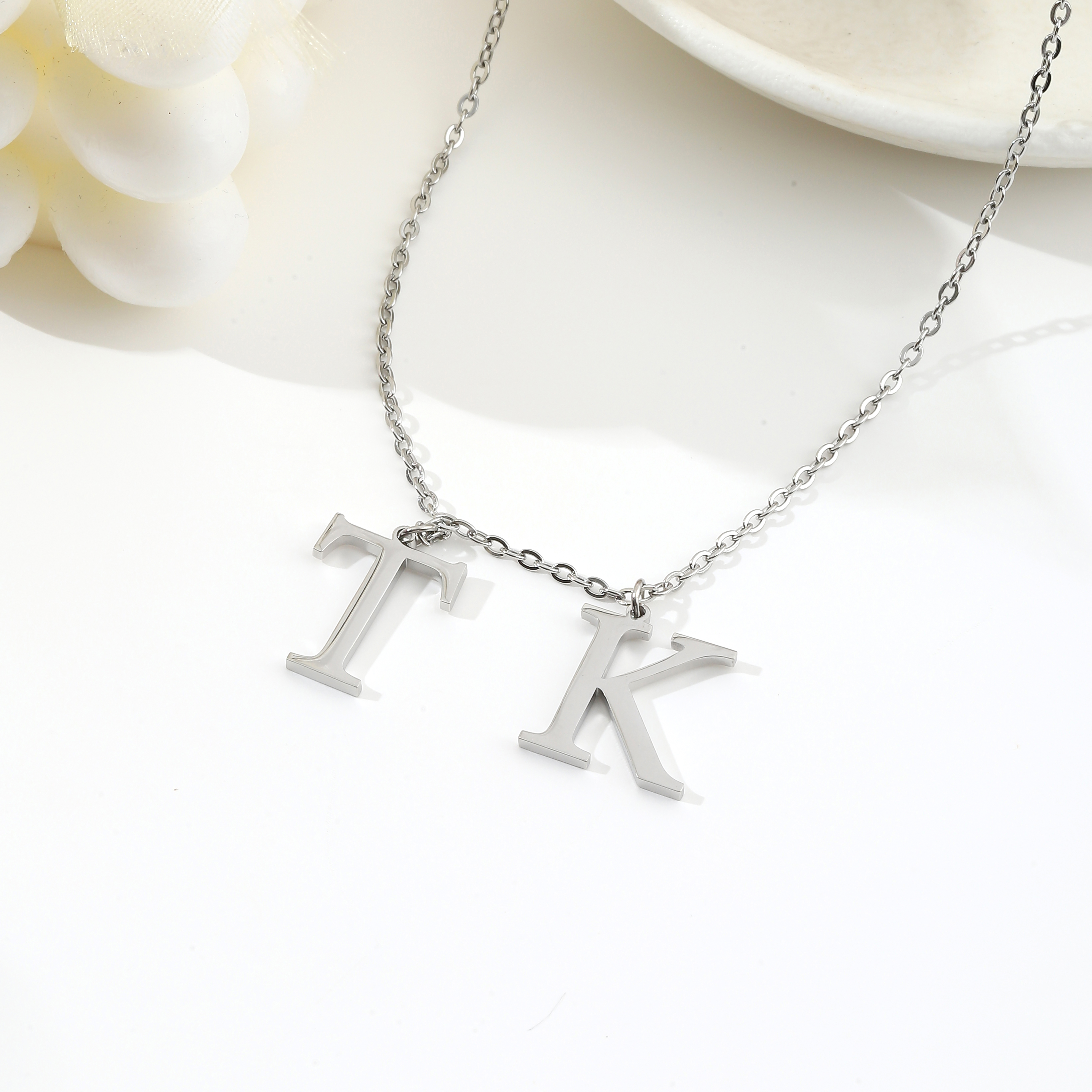 Custom Letter Pendant Necklaces