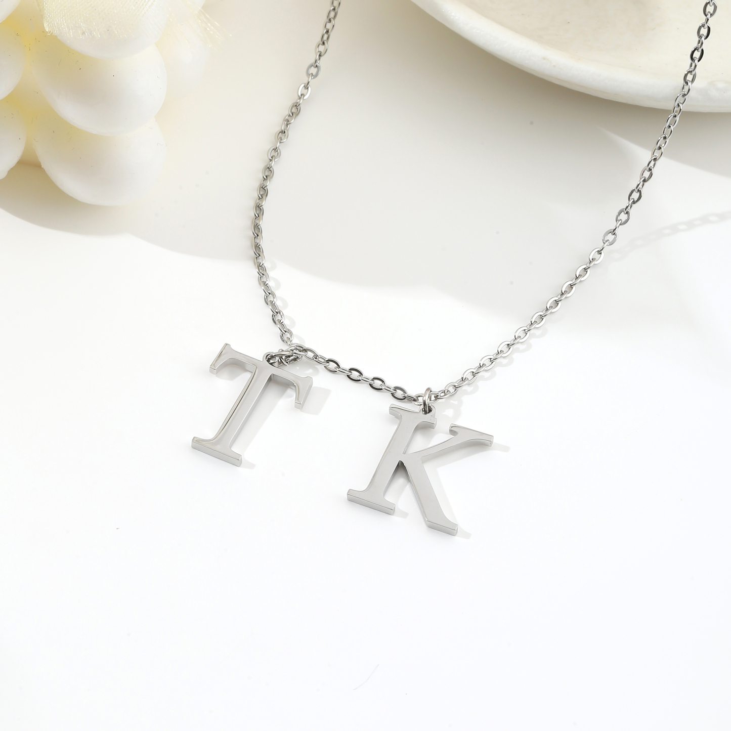 Custom Letter Pendant Necklaces