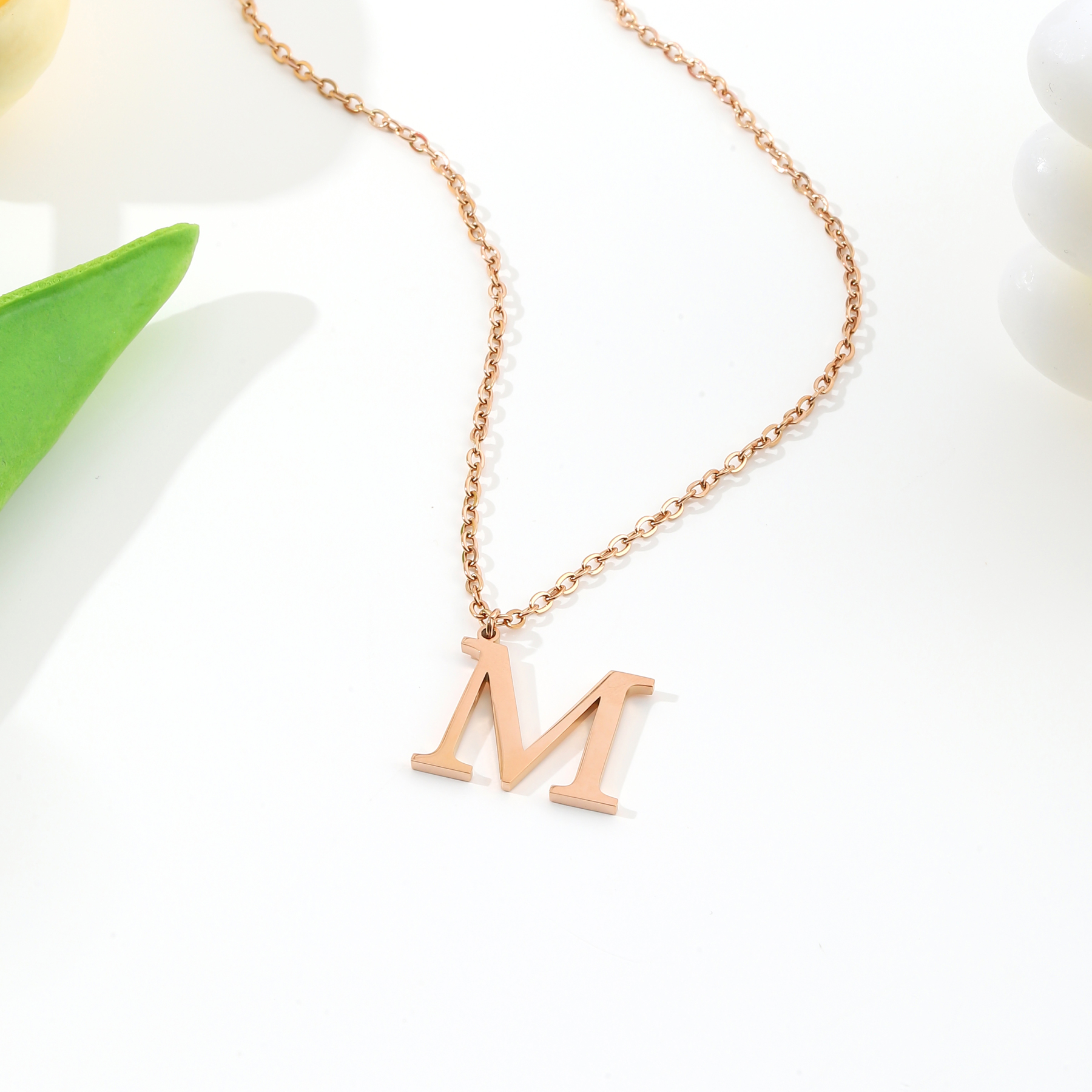 Custom Letter Pendant Necklaces