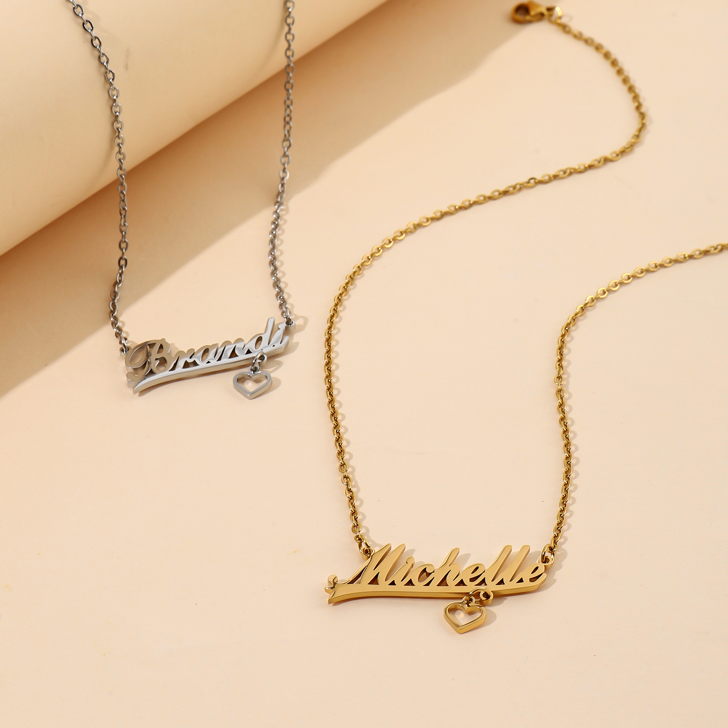 [Copy]Custom Name and DIY Symbol Necklace 