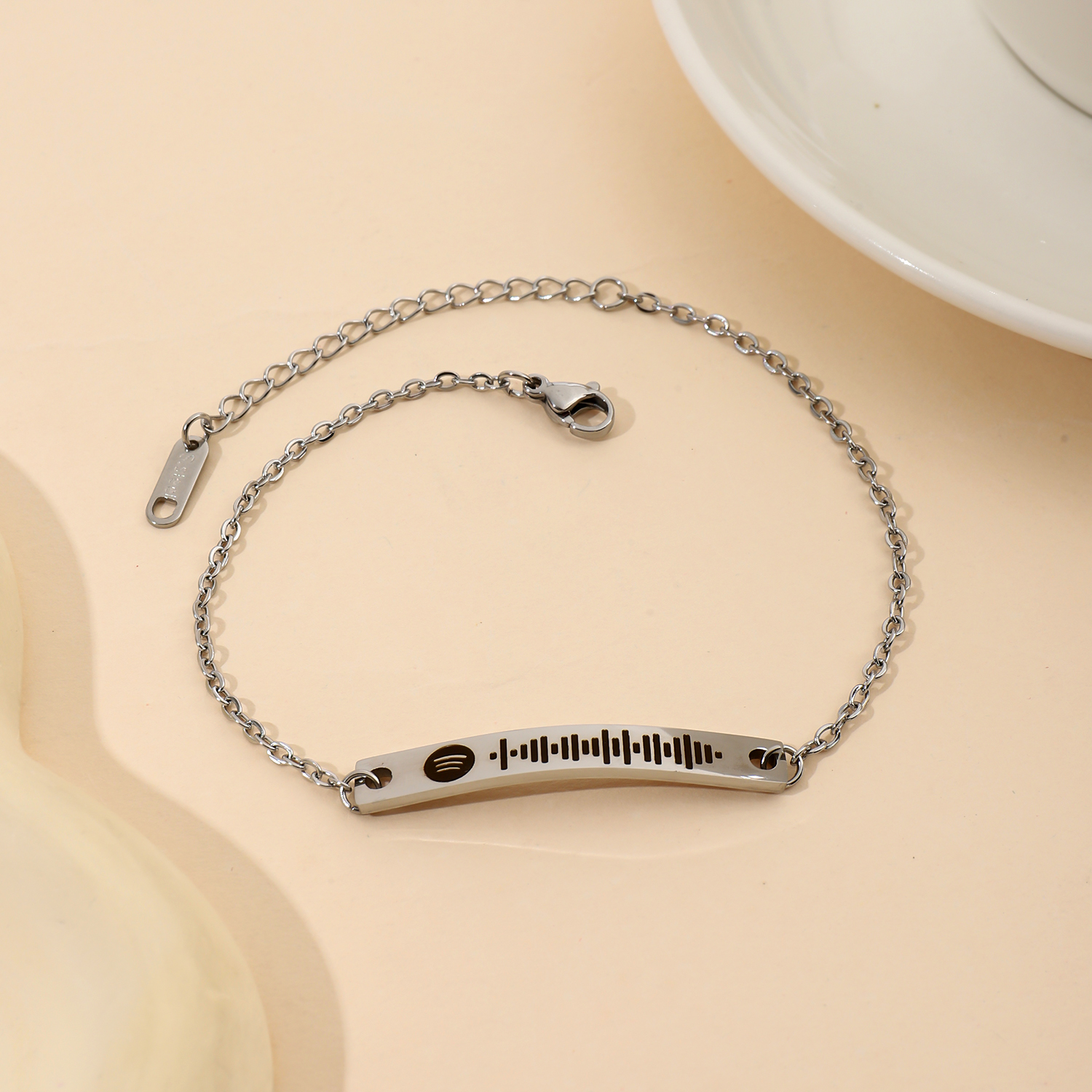 Widea Version Custom Engraved Name or Sentence Bracelet