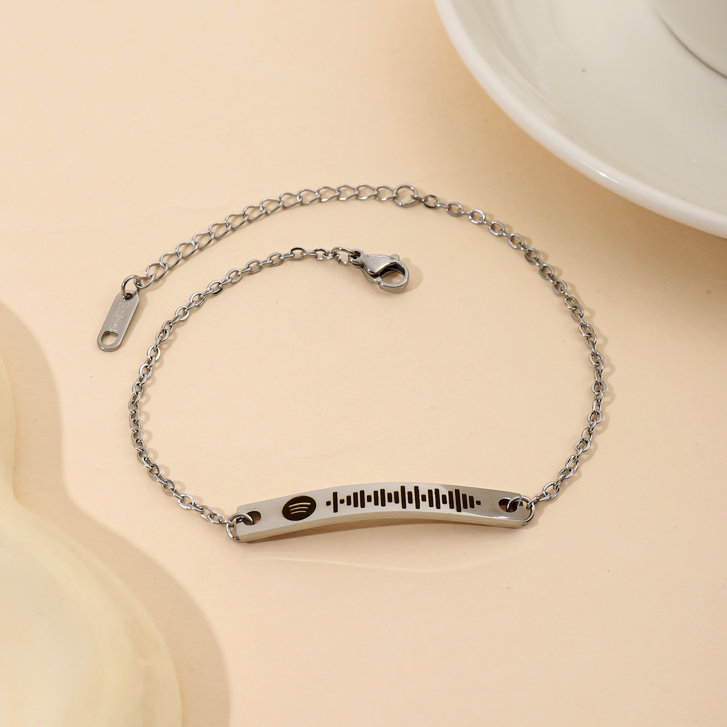 Widea Version Custom Engraved Name or Sentence Bracelet