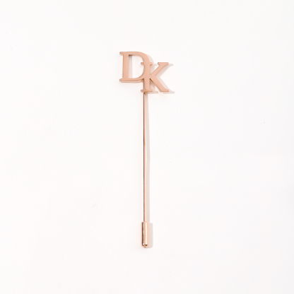 Custom Dislocation Name Interlaced Brooches