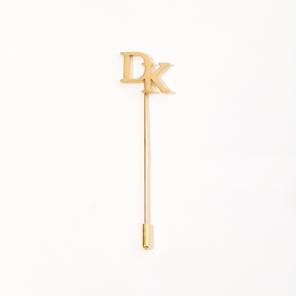 Custom Dislocation Name Interlaced Brooches